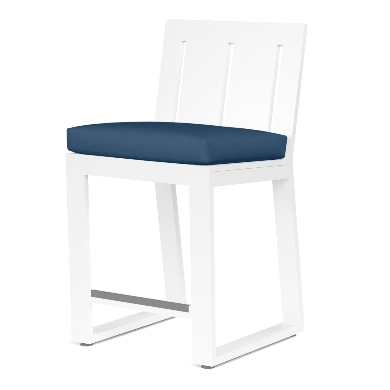Sunset West Newport Spectrum Indigo Outdoor Counter Stool Set of 2