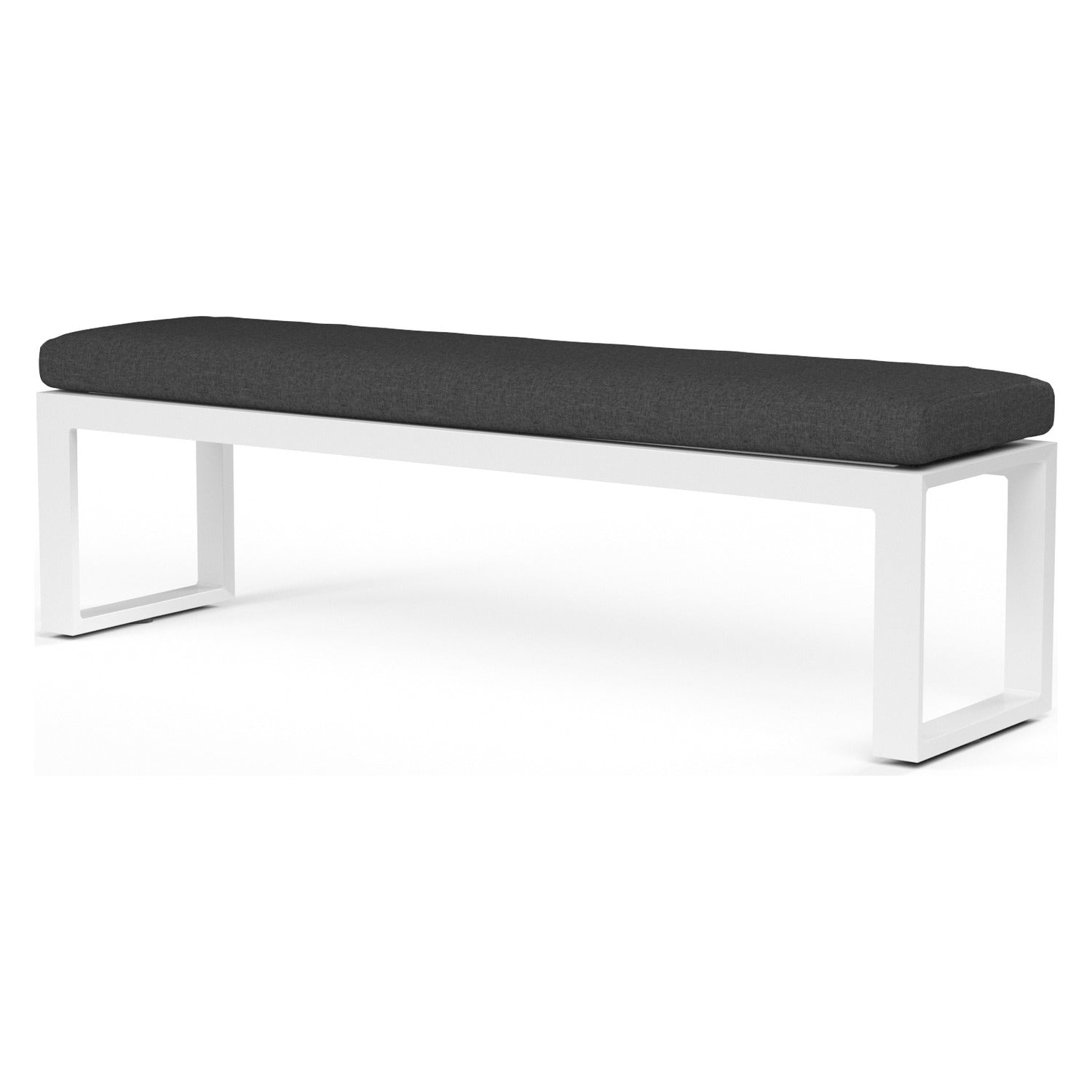 Sunset West Newport Spectrum Carbon Outdoor Dining Bench