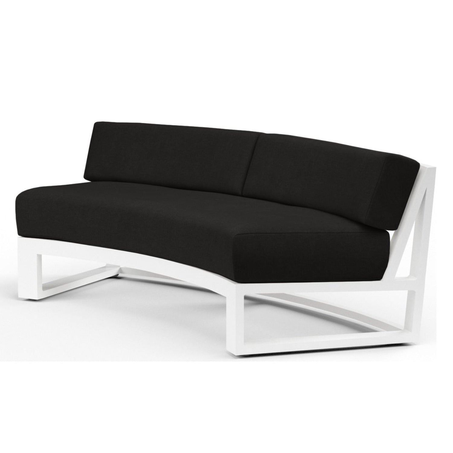 Sunset West Newport Curved Spectrum Carbon Curved Outdoor Sofa