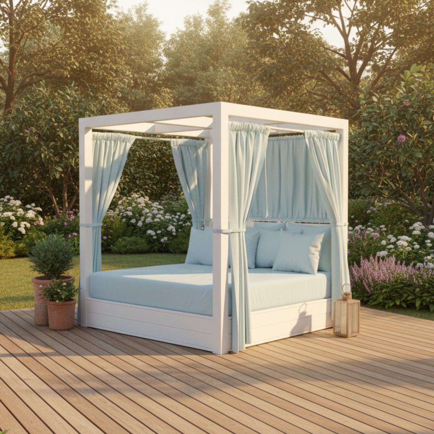 Sunset West Newport Canvas Skyline Resort King Outdoor Daybed