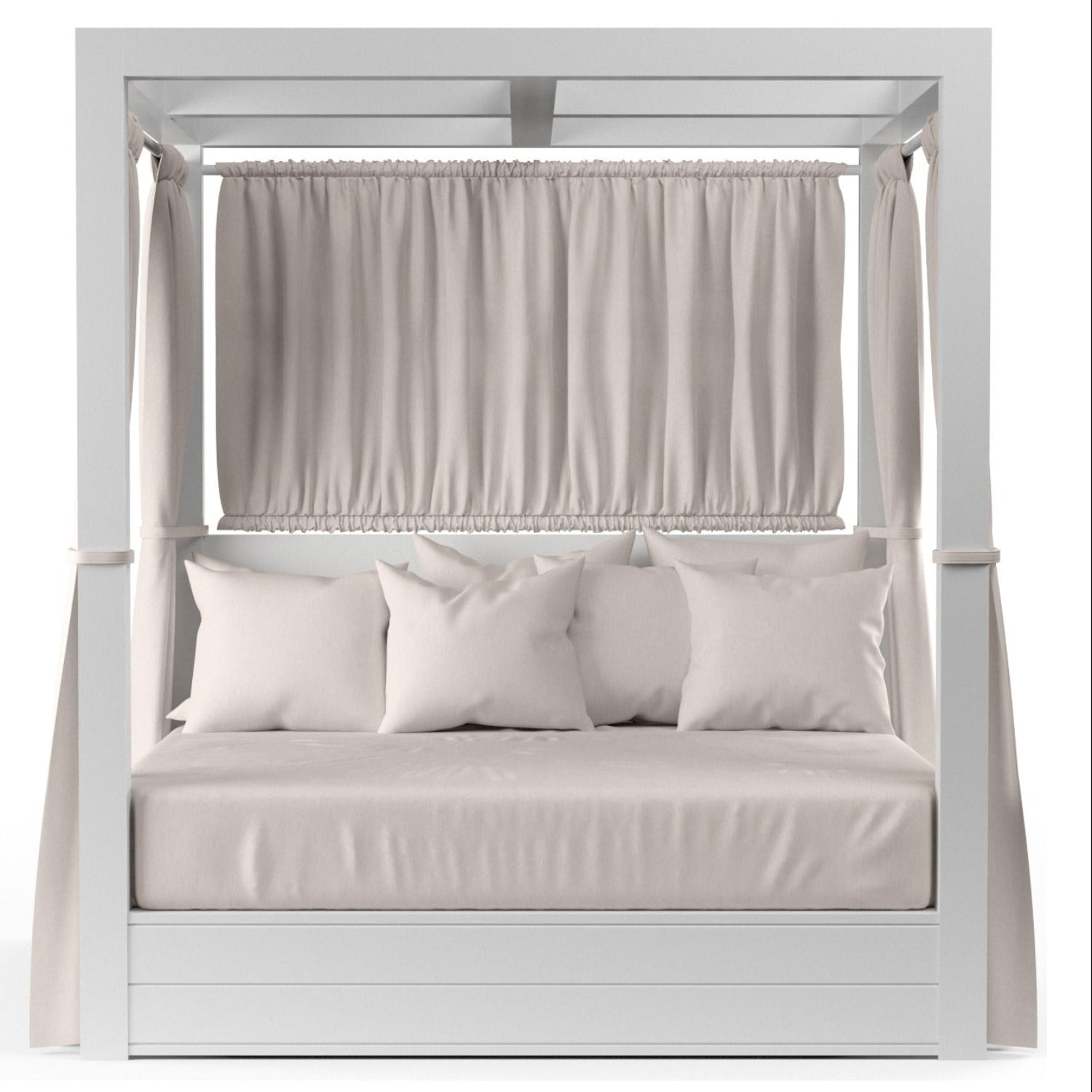 Sunset West Newport Canvas Natural Resort King Outdoor Daybed