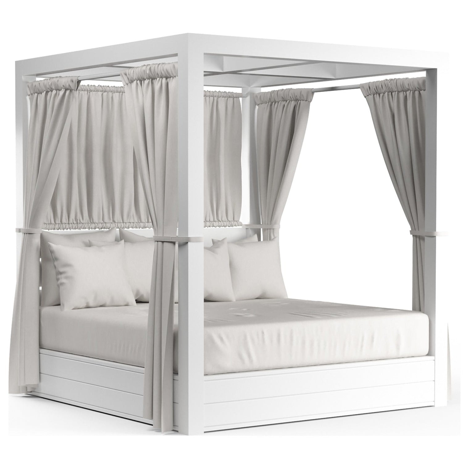 Sunset West Newport Cast Silver Resort King Outdoor Daybed