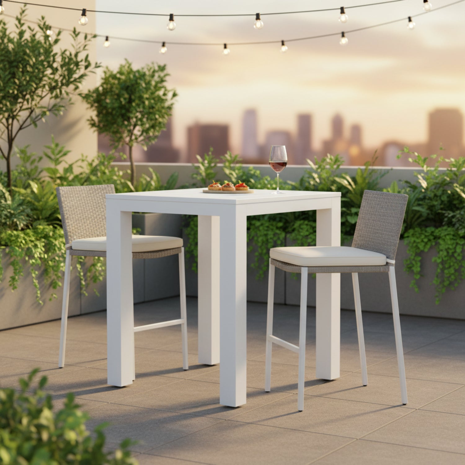 Sunset West Newport 40in Outdoor Pub Table