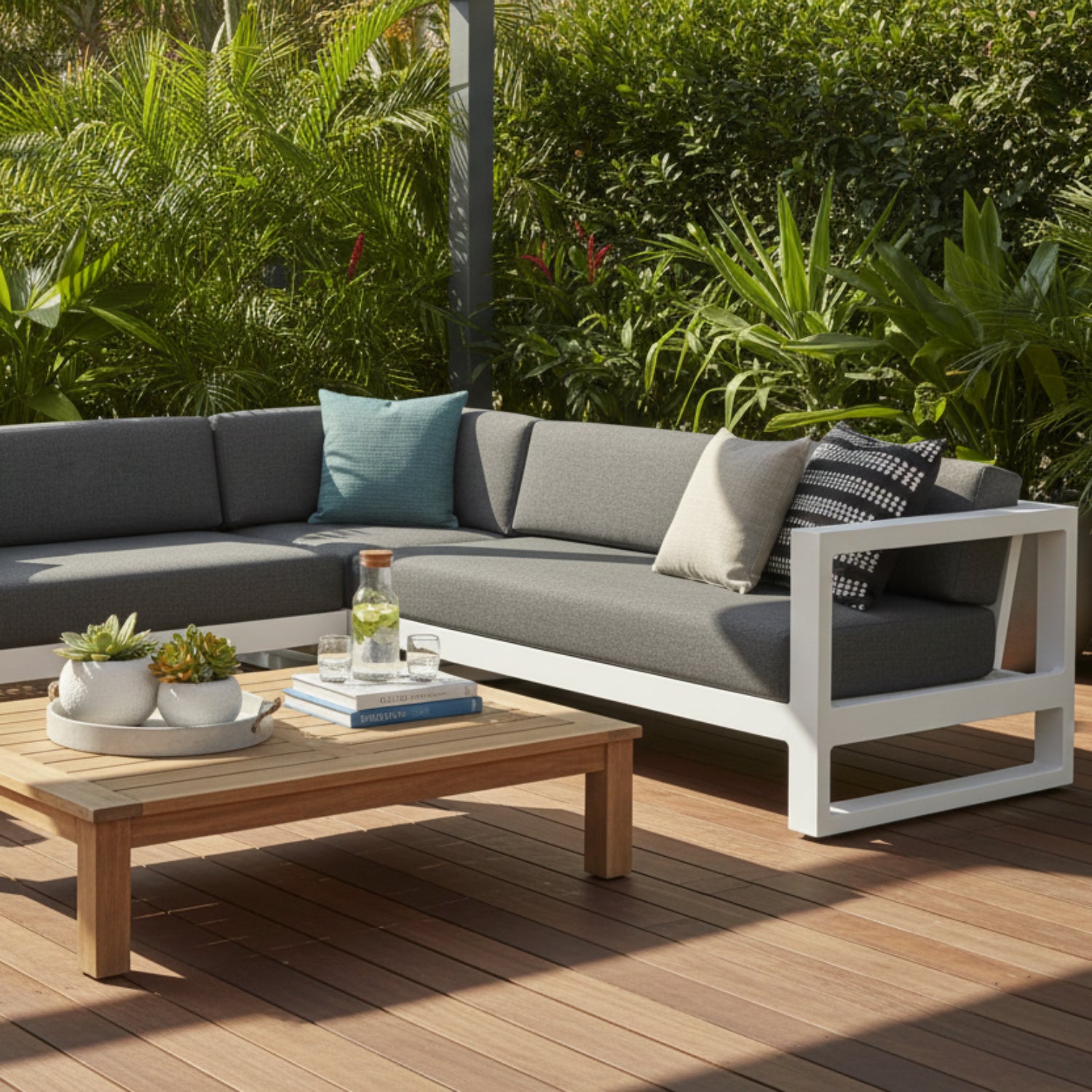 Sunset West Newport Spectrum Carbon Outdoor Sectional