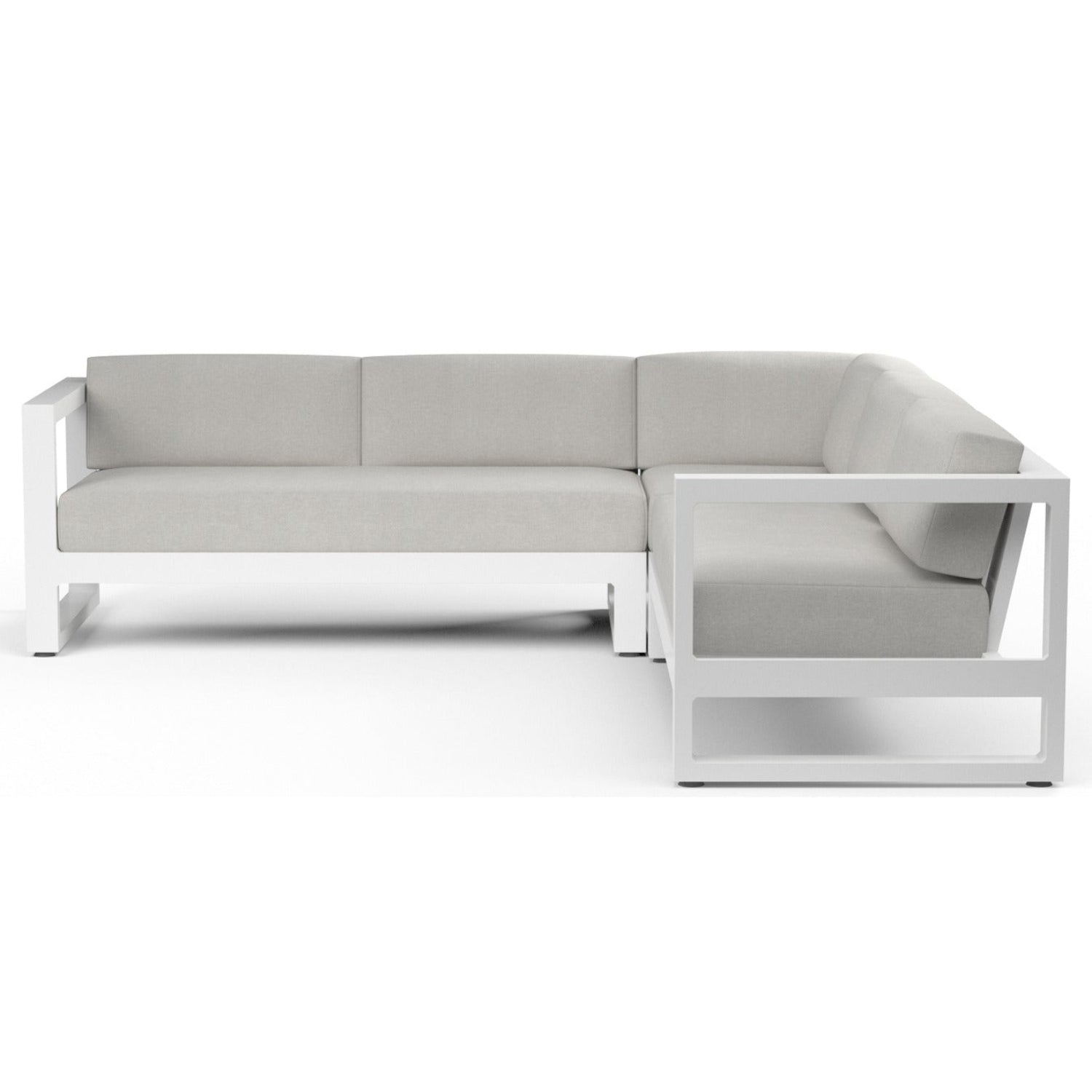 Sunset West Newport Cast Silver Outdoor Sectional