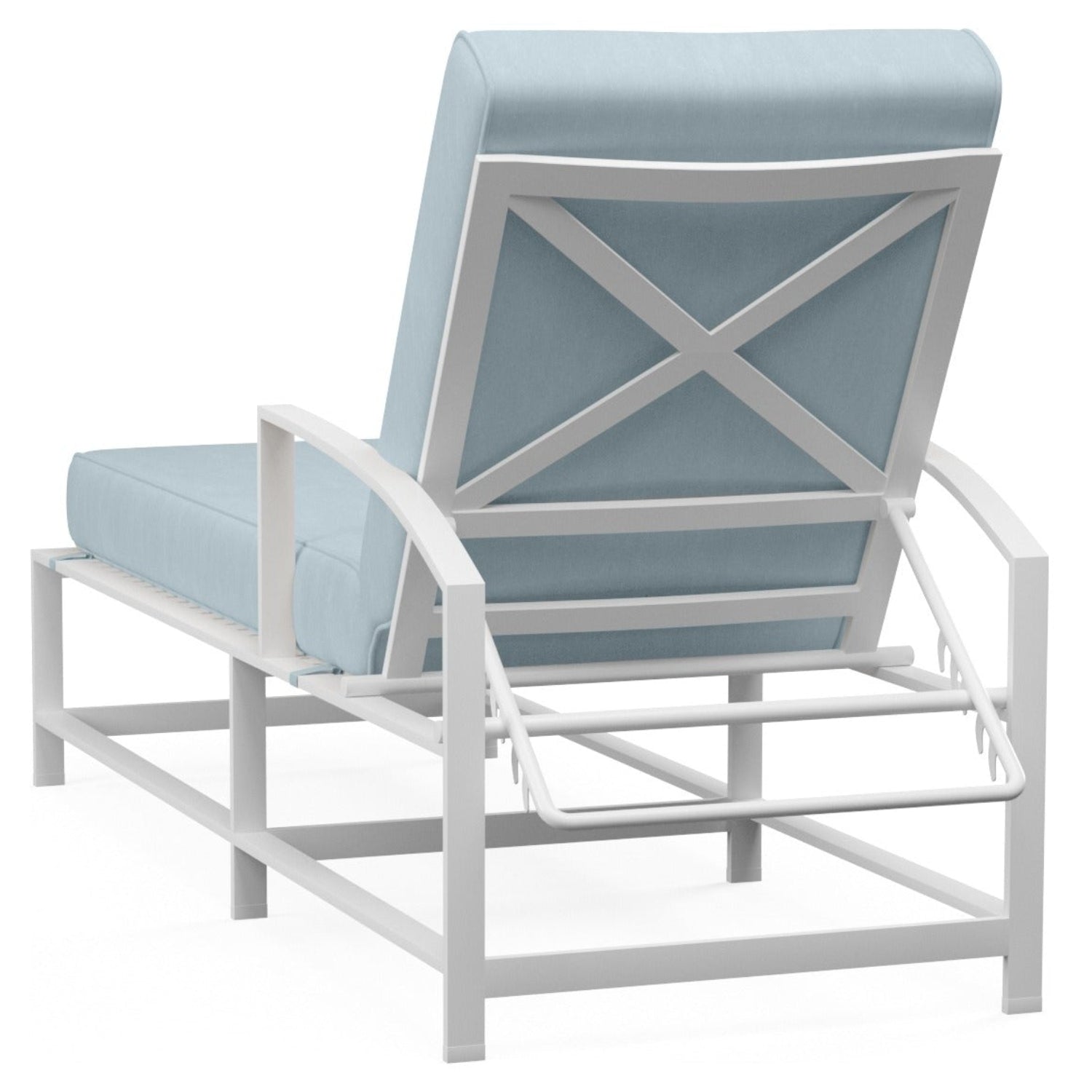 Sunset West Bristol Canvas Skyline w/Self Welt Outdoor Chaise