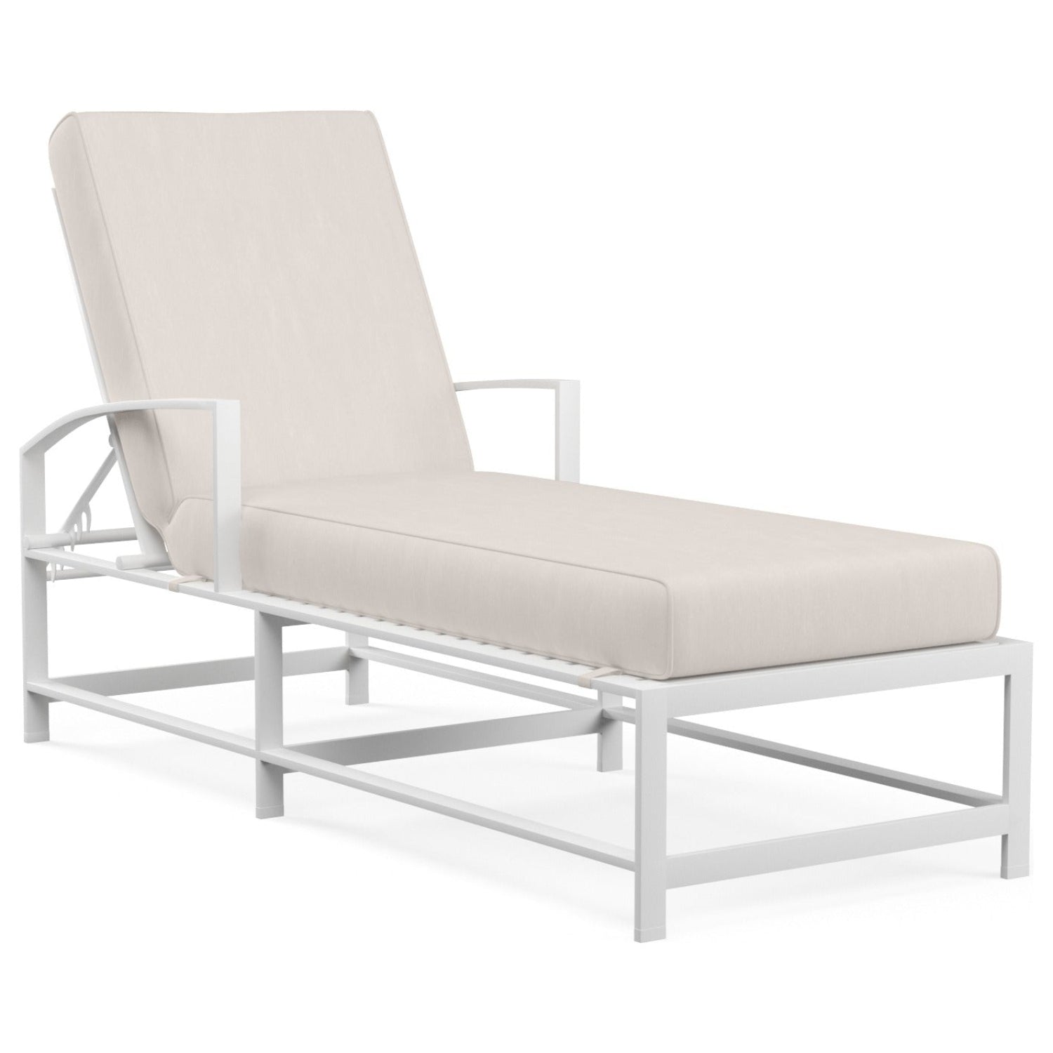 Sunset West Bristol Canvas Natural w/Self Welt Outdoor Chaise