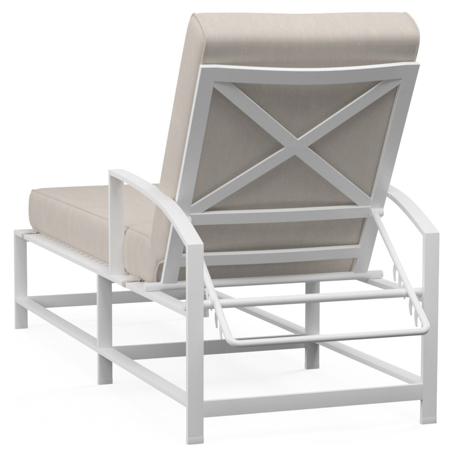 Sunset West Bristol Canvas Flax w/Self Welt Outdoor Chaise