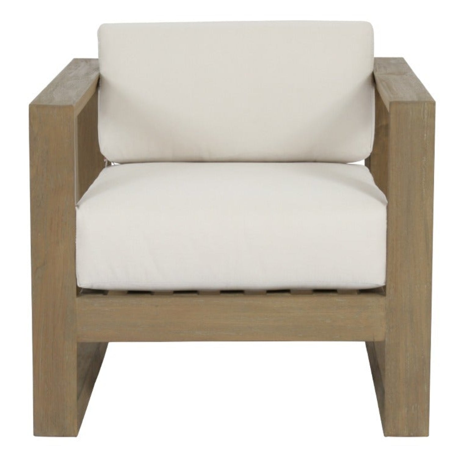 Sunset West Coastal Teak CanvasOutdoor Club Chair