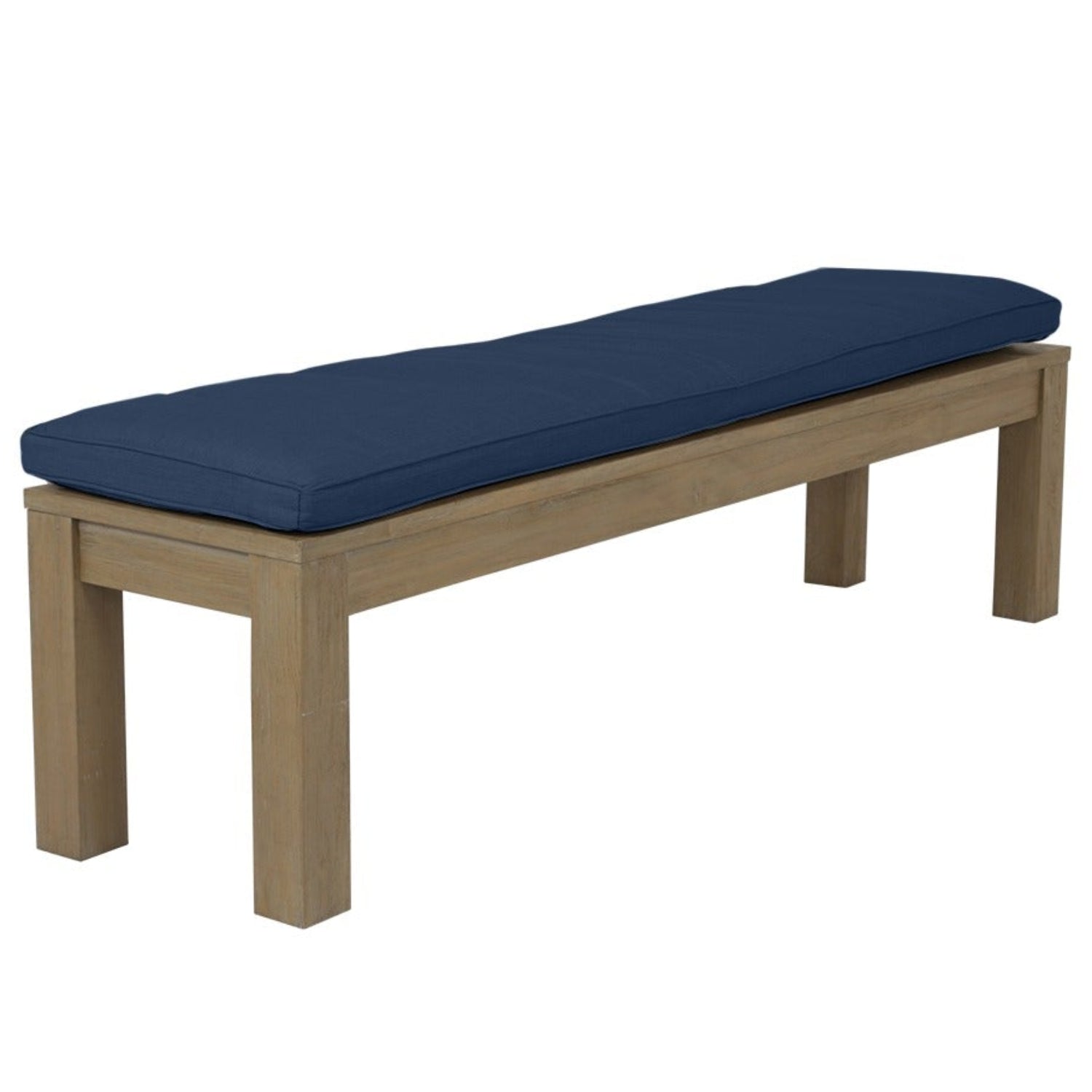 Sunset West Coastal Teak Spectrum IndigoOutdoor Dining Bench