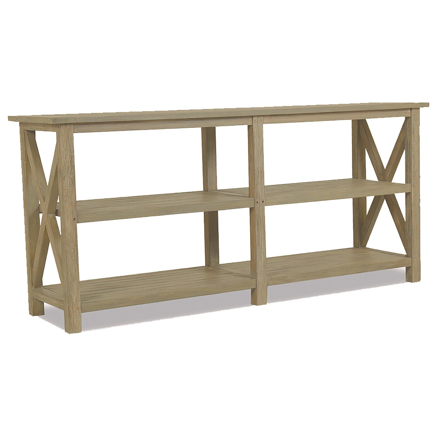 Sunset West Coastal Teak X Outdoor Console Table