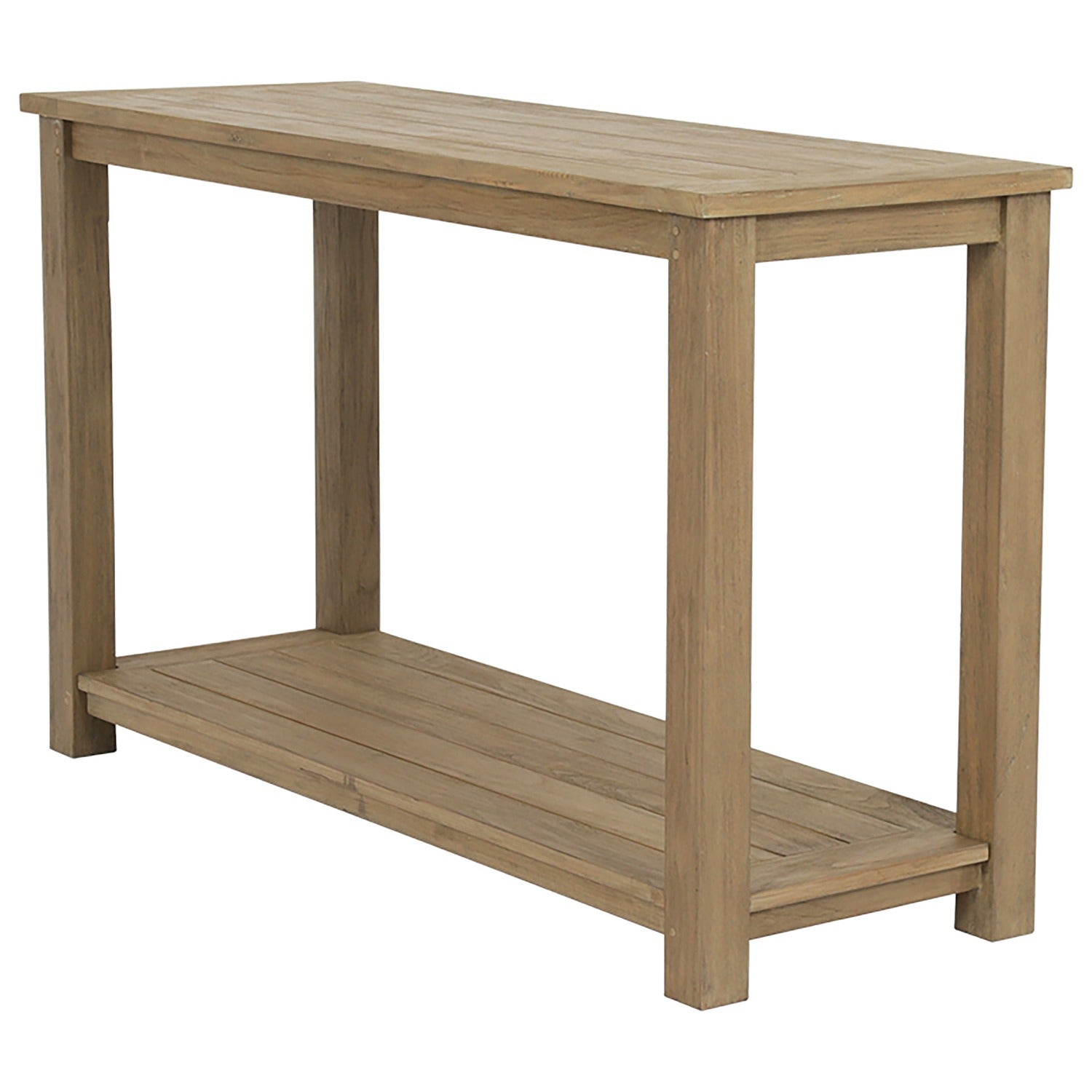 Sunset West Coastal Teak Outdoor Sofa Table