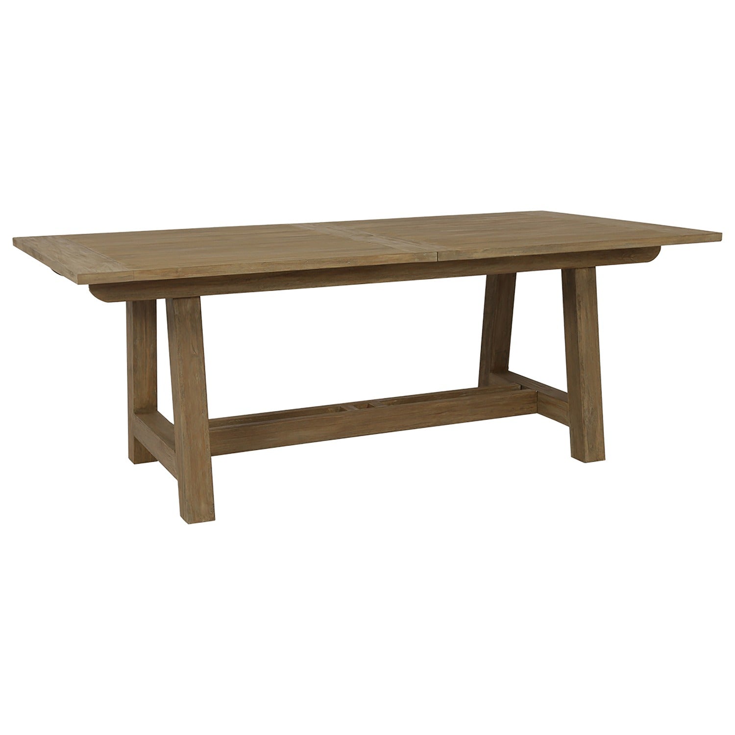 Sunset West Coastal Teak with Leaf Extension Outdoor Dining Table