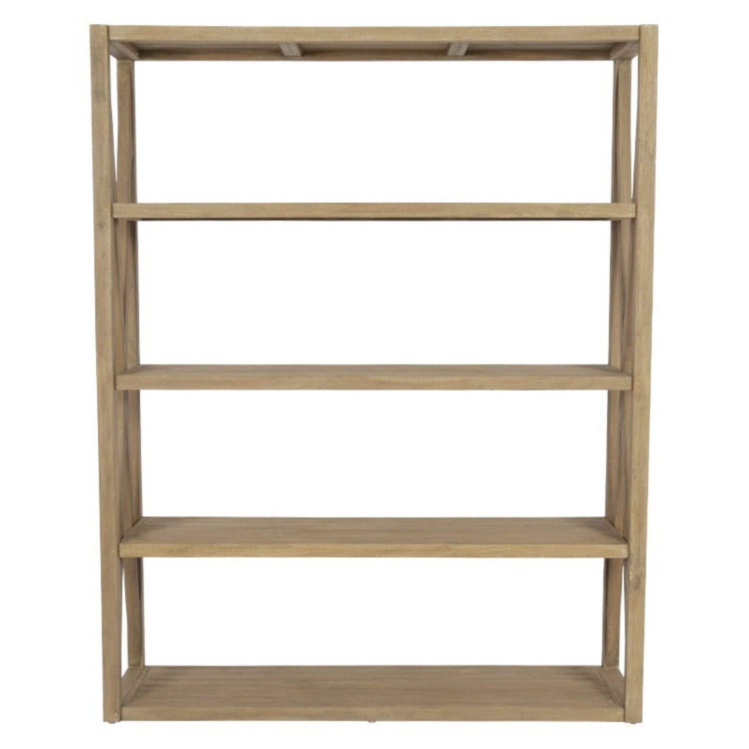 Sunset West Coastal Teak Outdoor X Bookcase