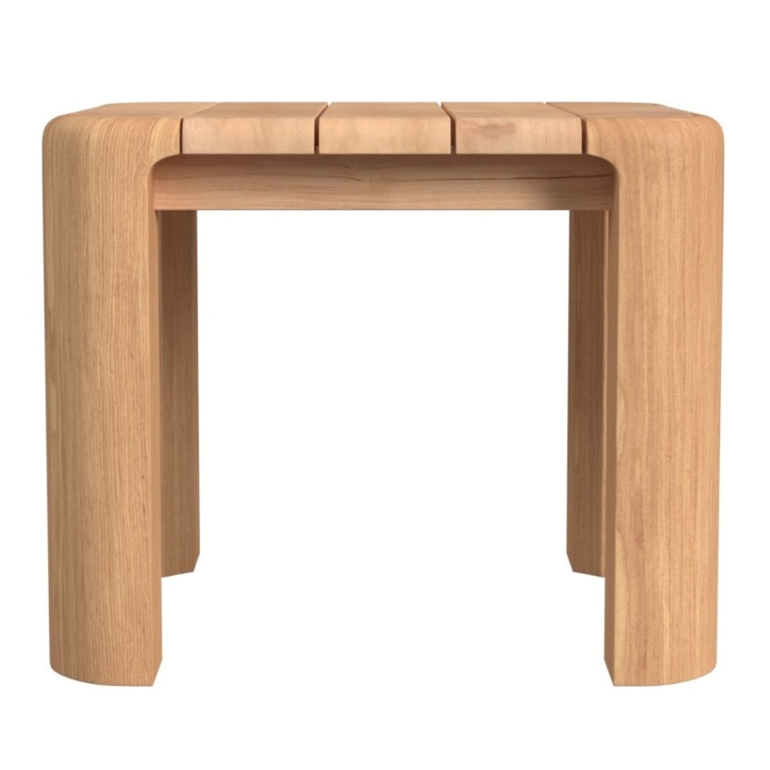 Sunset West Natural Teak Outdoor End Table