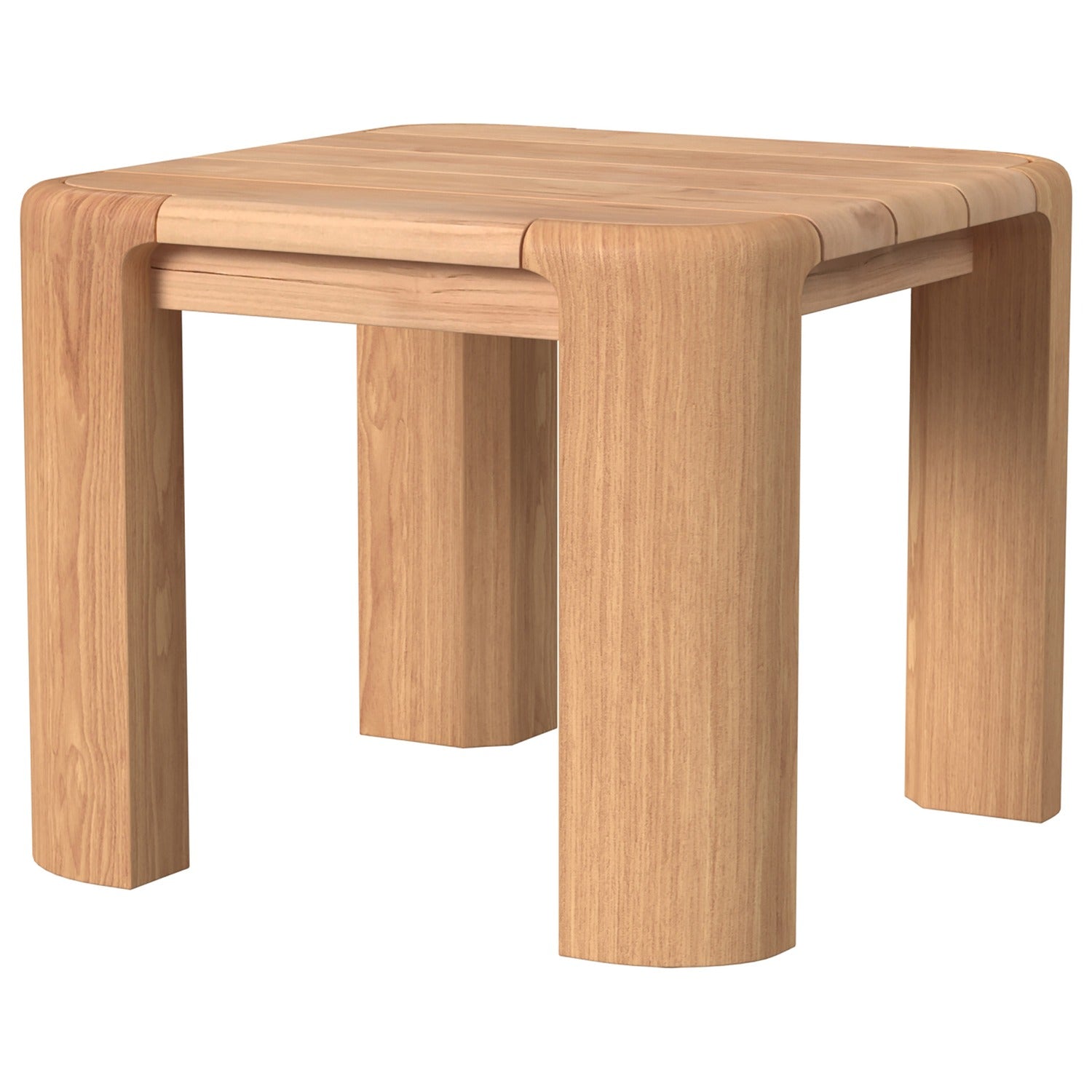 Sunset West Natural Teak Outdoor End Table