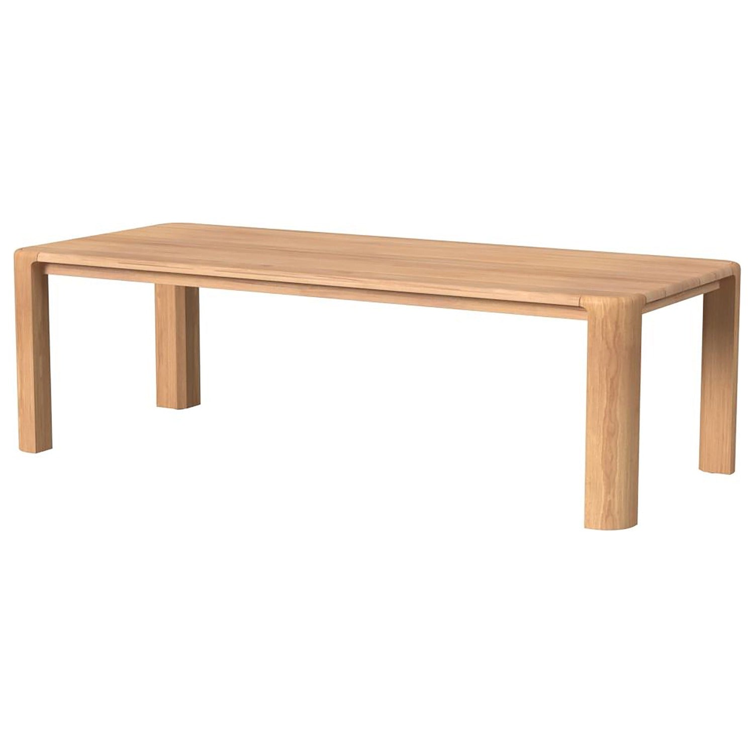 Sunset West Natural Teak 96in Outdoor Dining Table