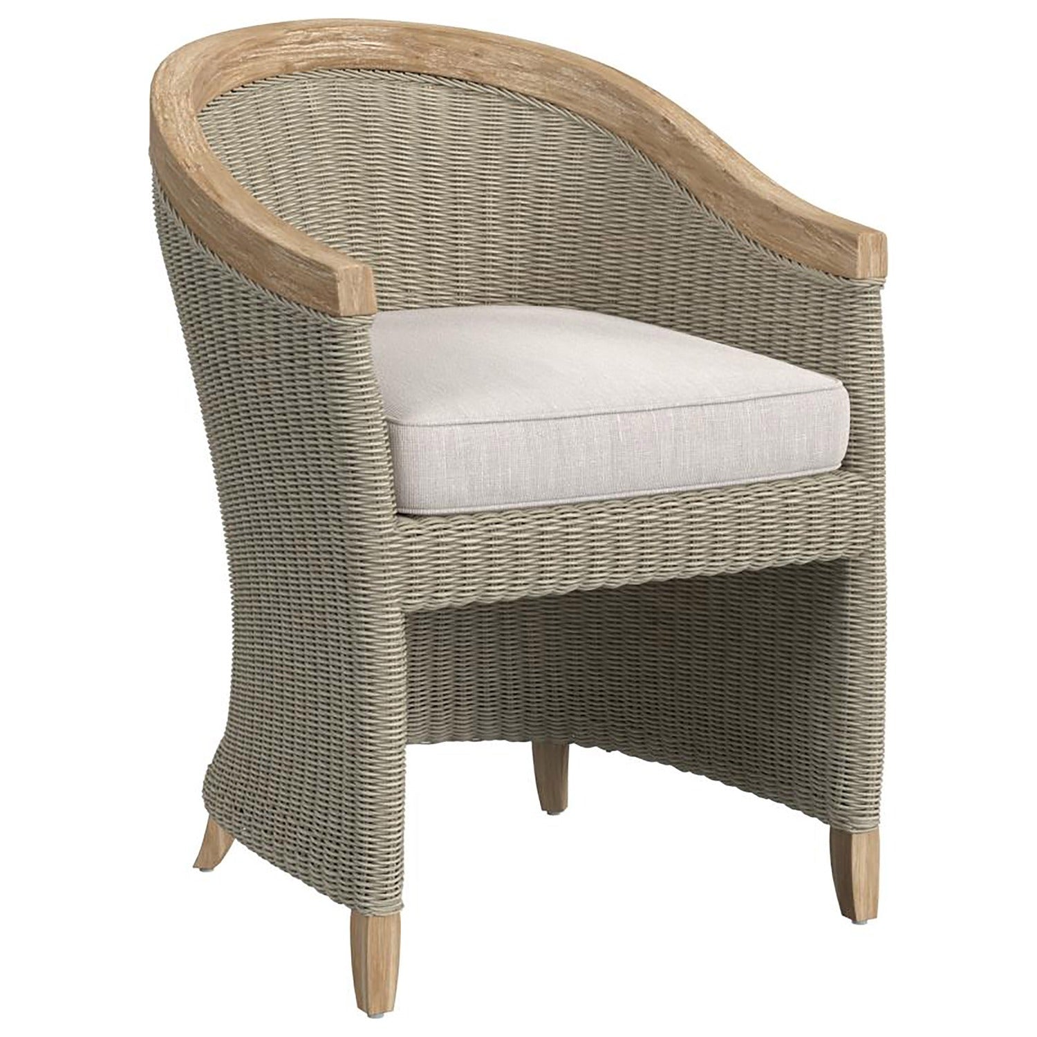 Sunset West Cambria Canvas w/Self Welt Outdoor Dining Chair
