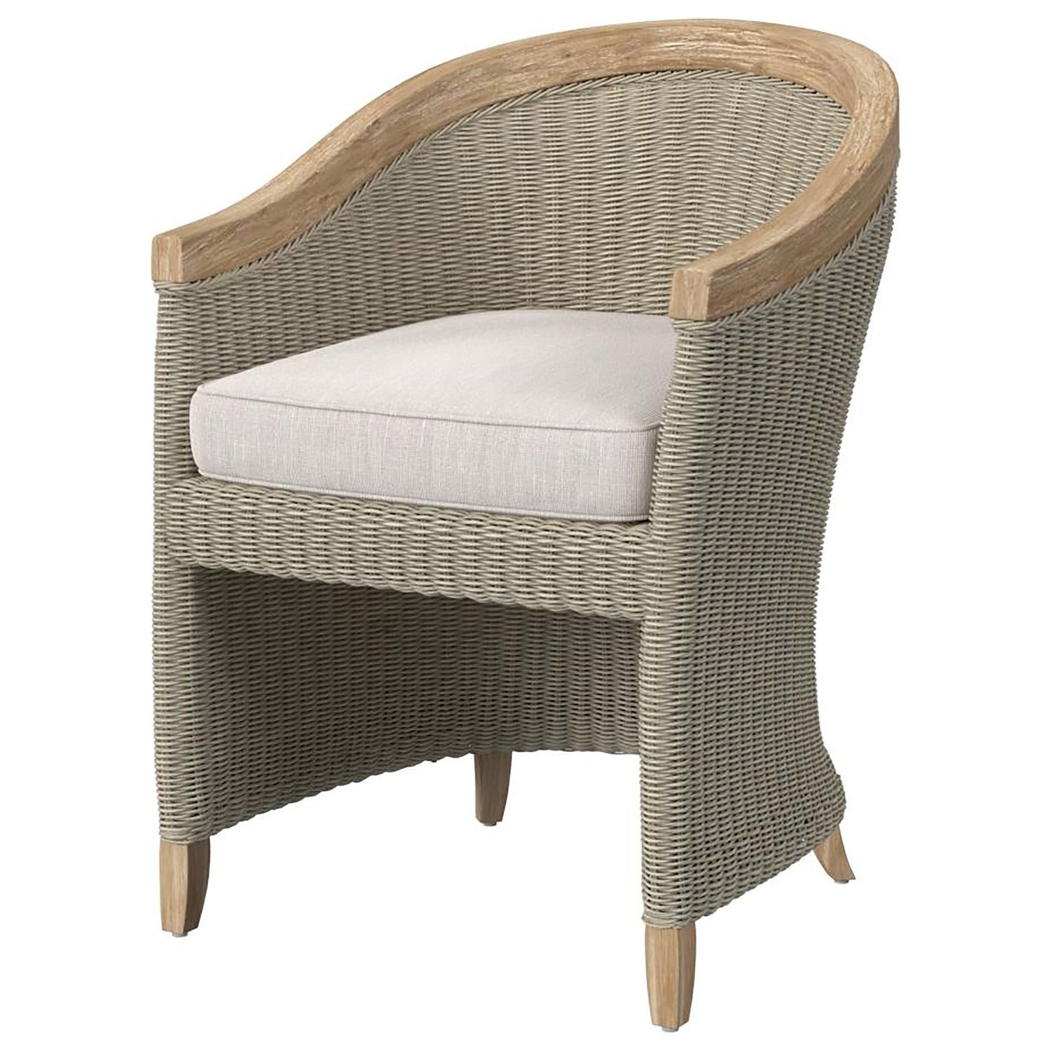 Sunset West Cambria Canvas w/Self Welt Outdoor Dining Chair