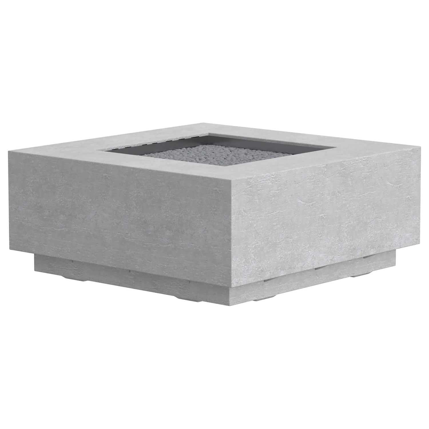 Sunset West Gravelstone Square Fire Outdoor Table