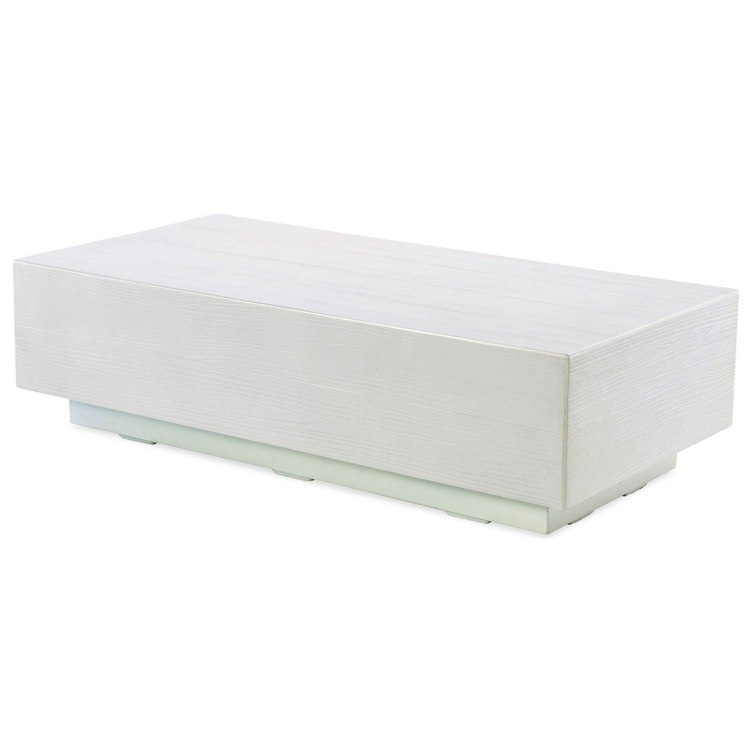 Sunset West GRFC Faux Bois Bone Outdoor Coffee Table
