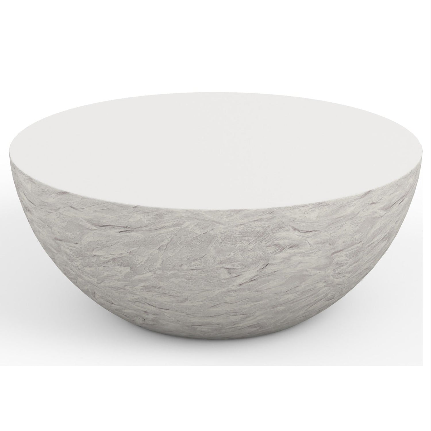 Sunset West Antique Stone Bowl Outdoor Coffee Table