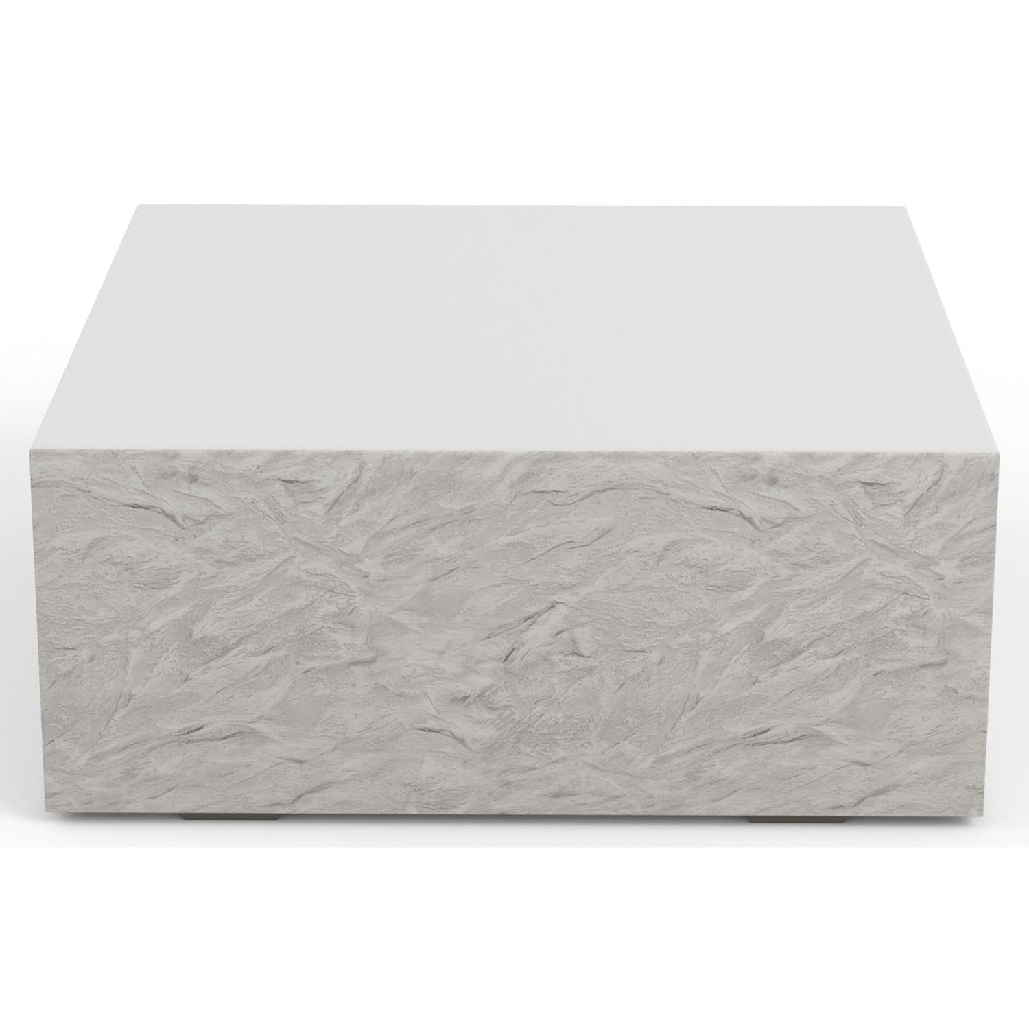 Sunset West Antique Stone Square Outdoor Coffee Table