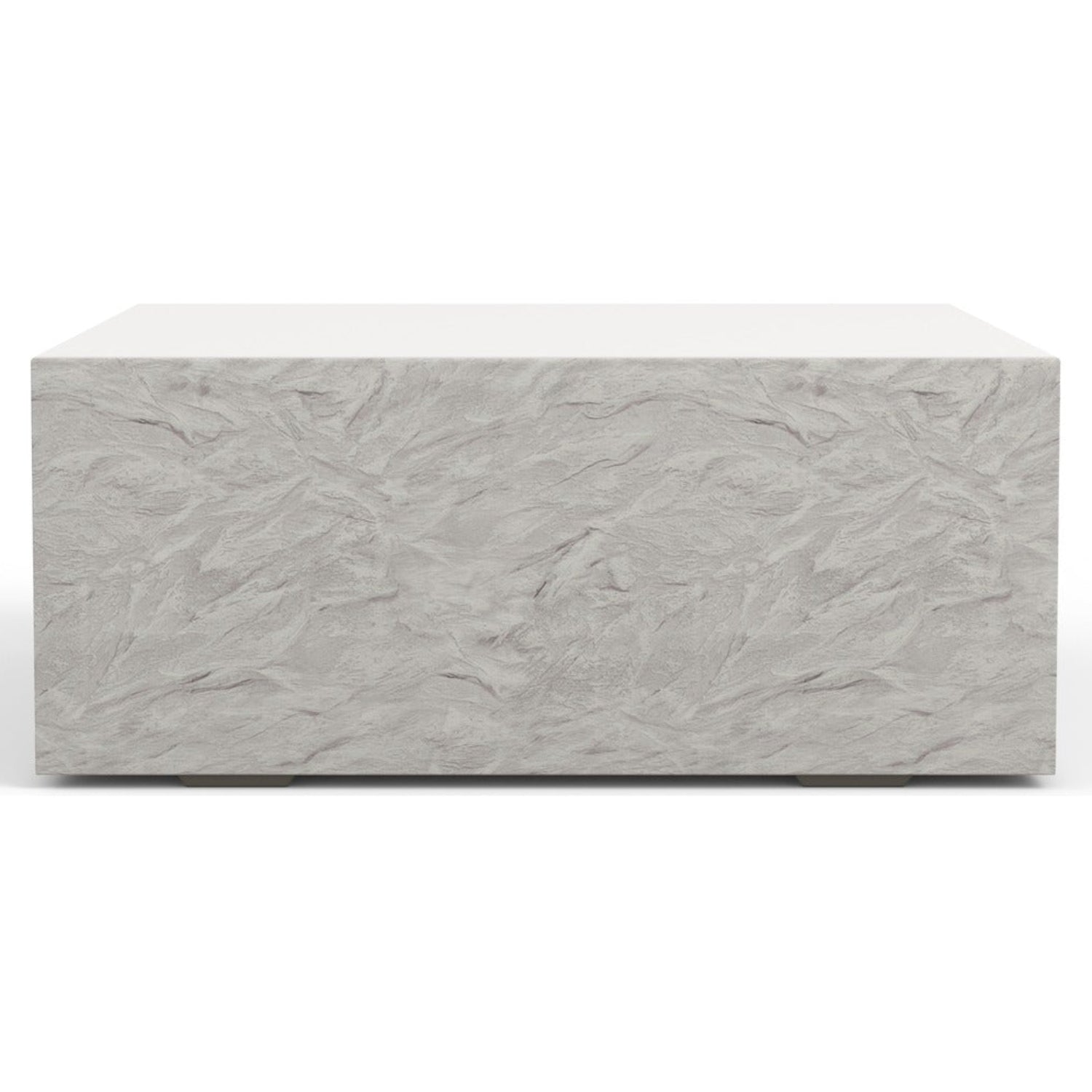 Sunset West Antique Stone Square Outdoor Coffee Table