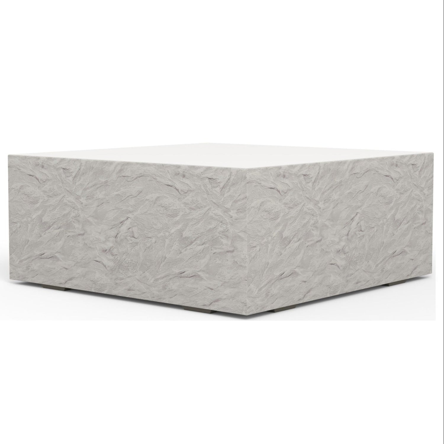 Sunset West Antique Stone Square Outdoor Coffee Table