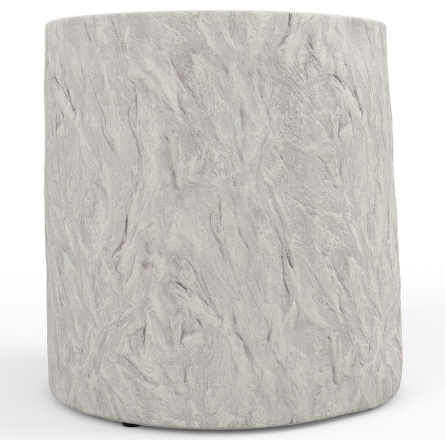 Sunset West Antique Stone Round Outdoor End Table Set of 2