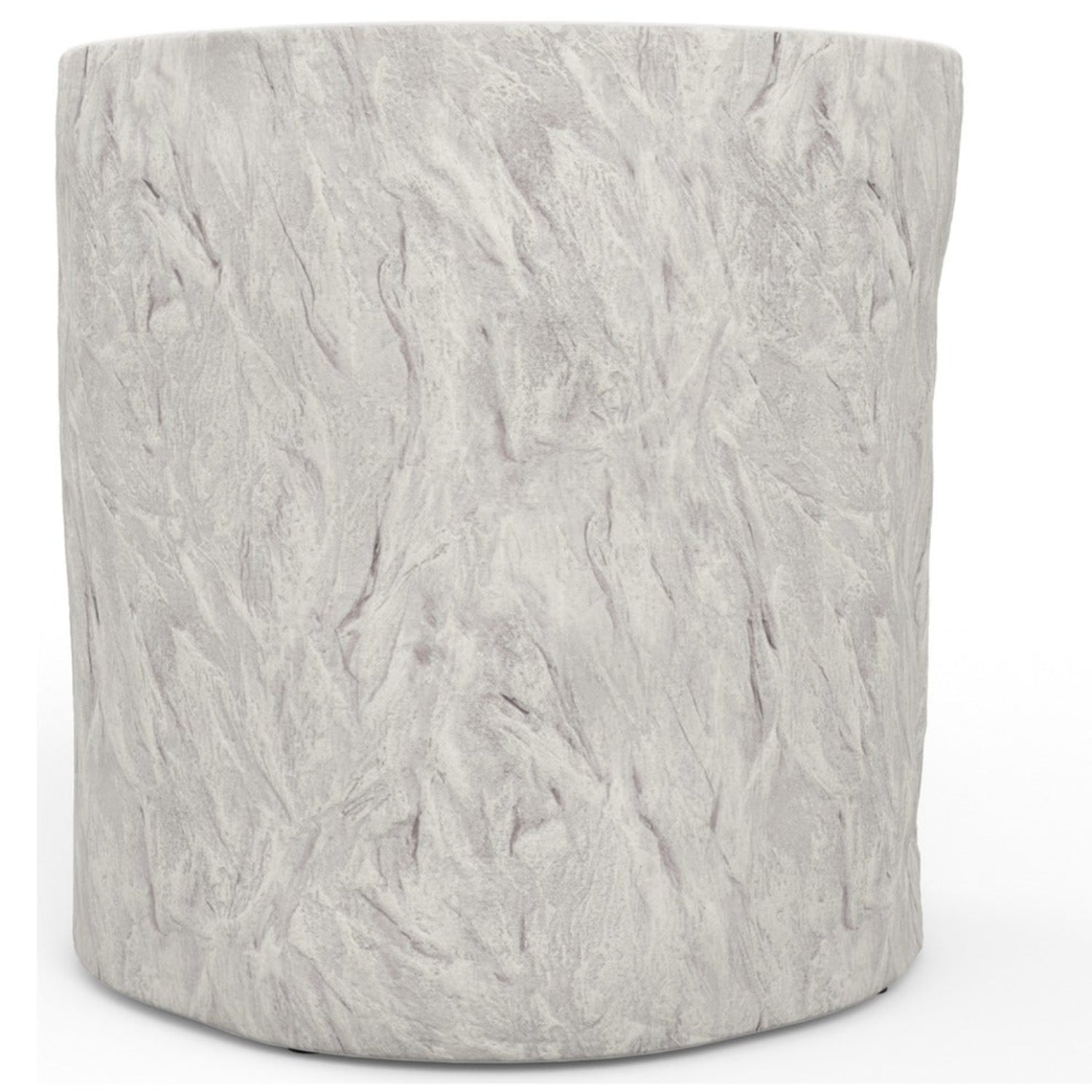 Sunset West Antique Stone Round Outdoor End Table Set of 2