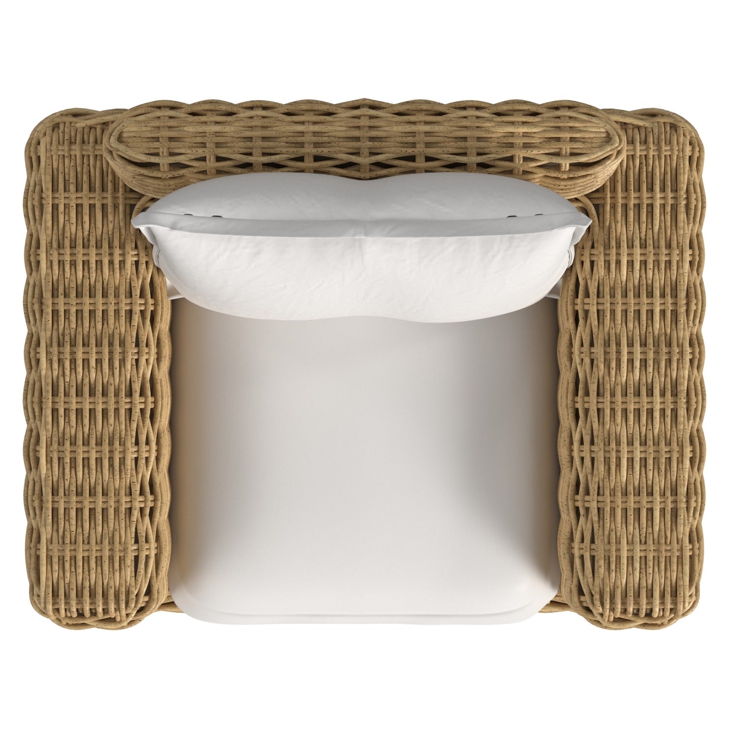 Sunset West Playa Soothe Pearl w/Flange Welt Outdoor Oversized Club Chair