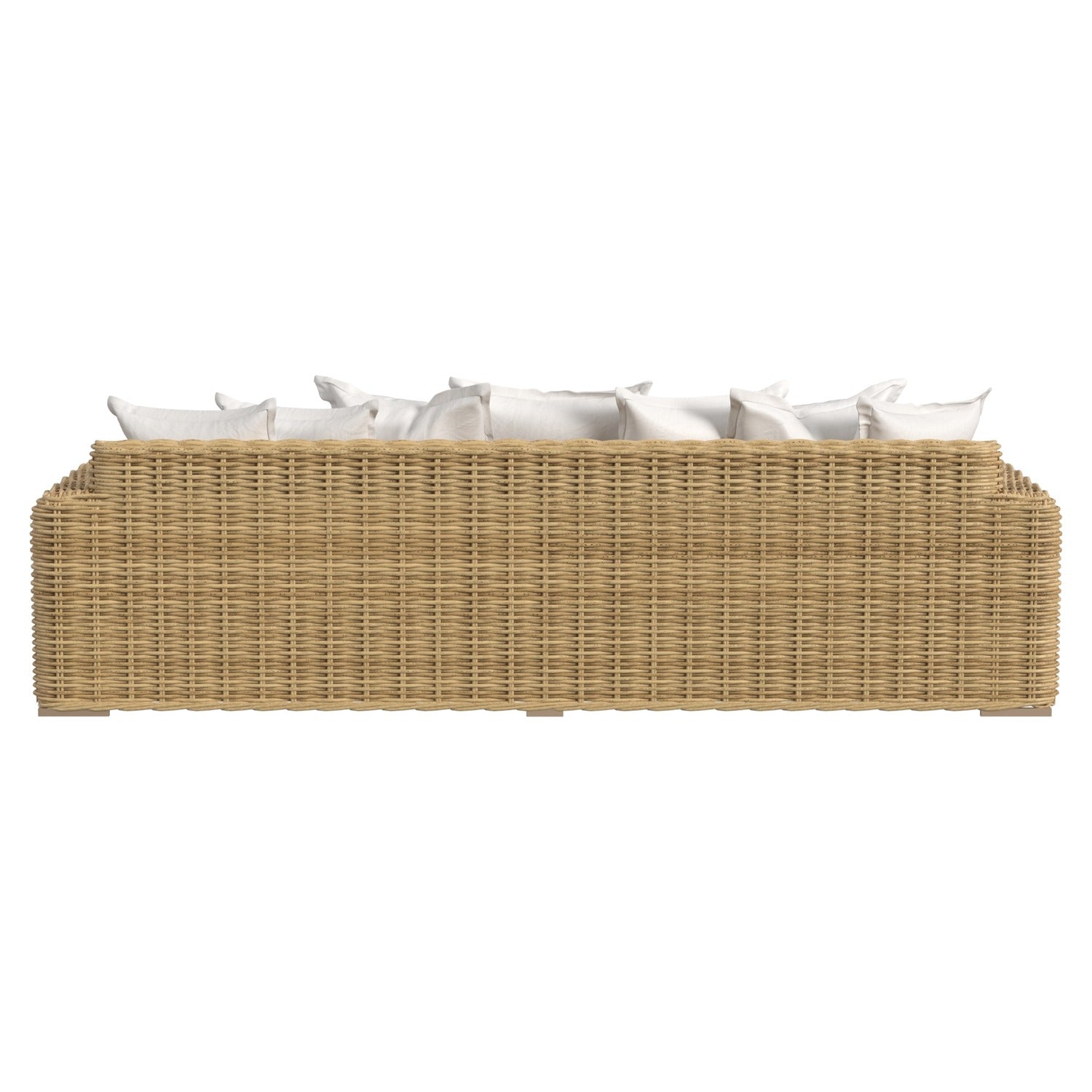 Sunset West Playa Soothe Pearl w/Flange Welt Outdoor Sofa
