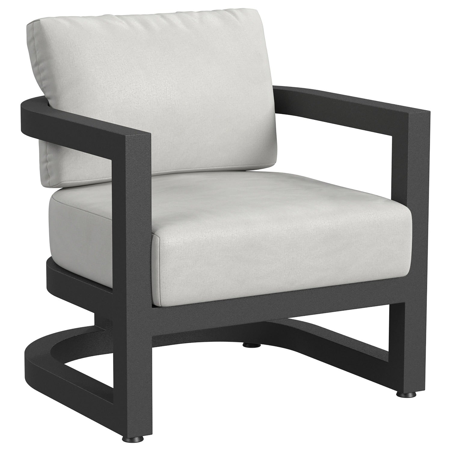 Sunset West Malibu Cast Silver Outdoor Club Chair