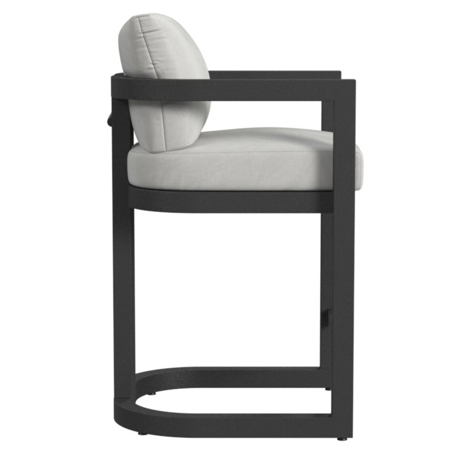 Sunset West Malibu Cast Silver Outdoor Barstool Set of 2