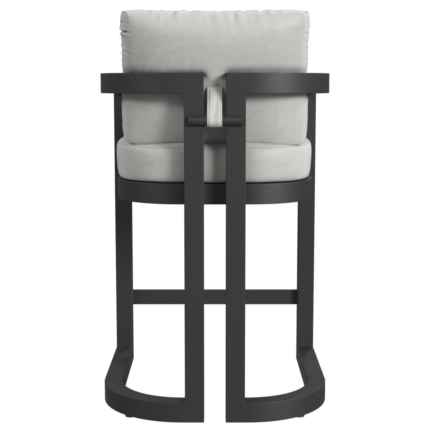 Sunset West Malibu Cast Silver Outdoor Barstool Set of 2