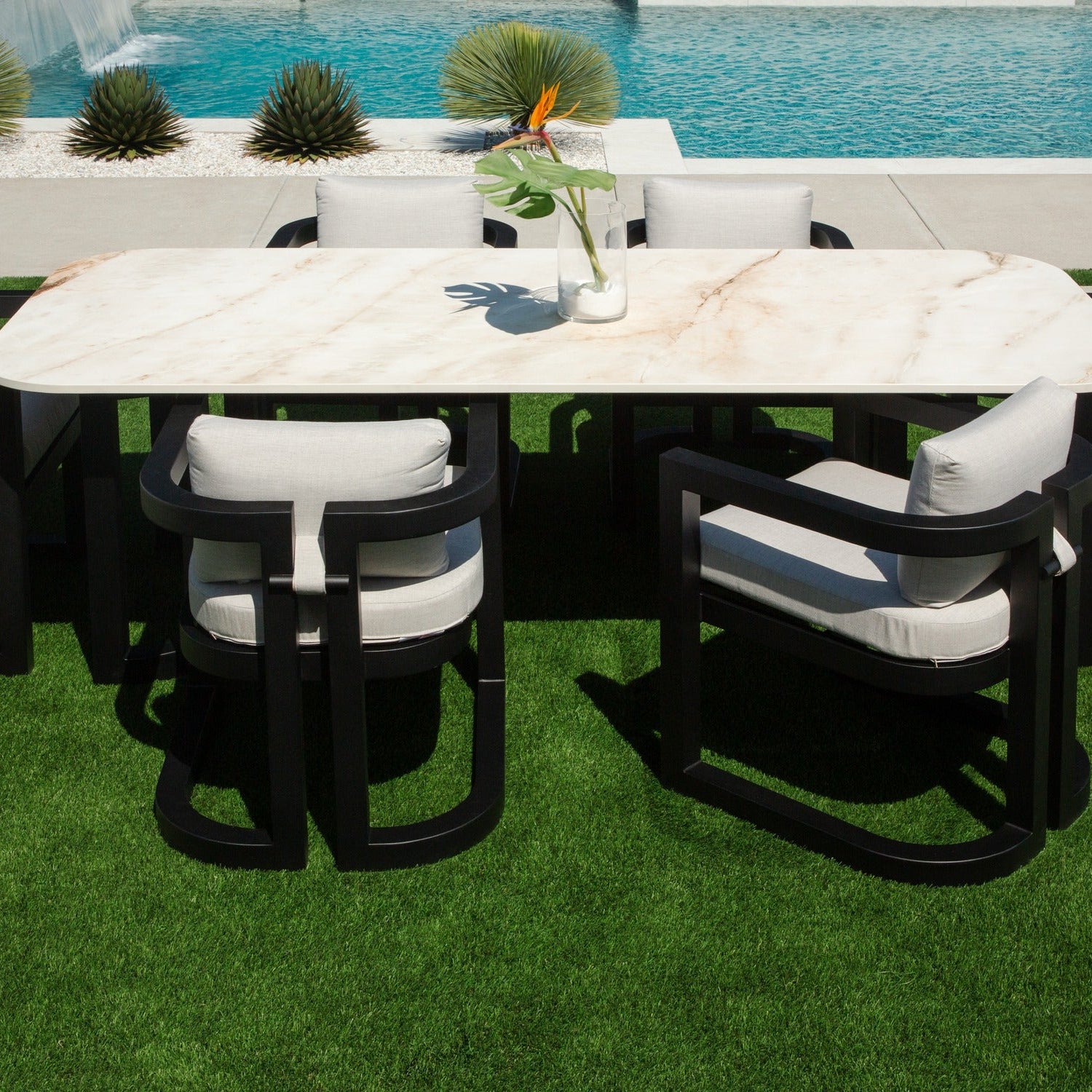 Sunset West Malibu 96in Outdoor Dining Table