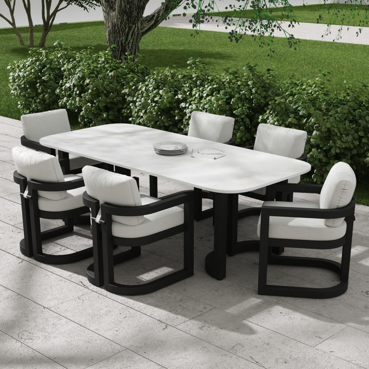 Sunset West Malibu 96in Outdoor Dining Table