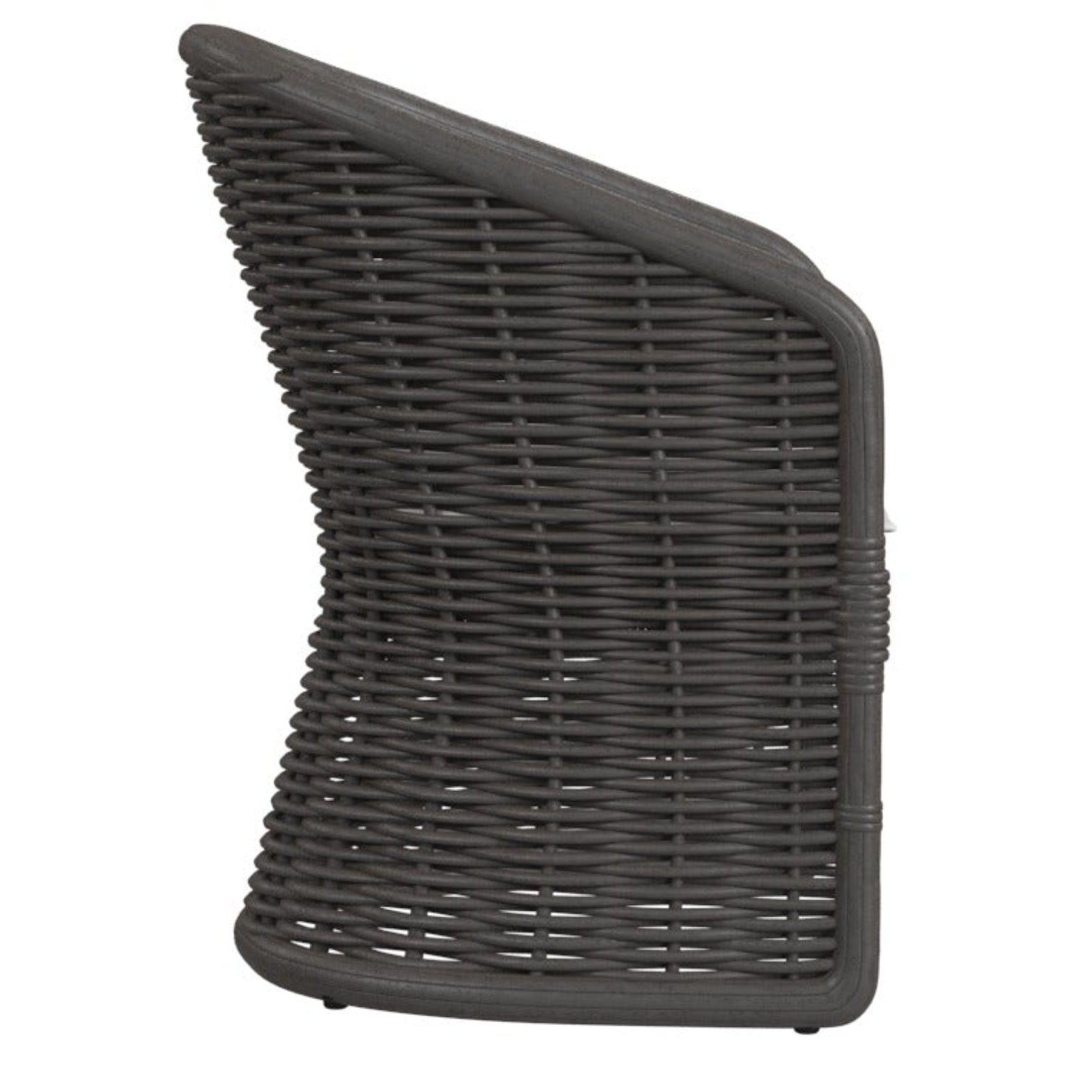 Sunset West Cabo Soothe Pearl w/Flange Welt Outdoor Dining Chair Set of 2