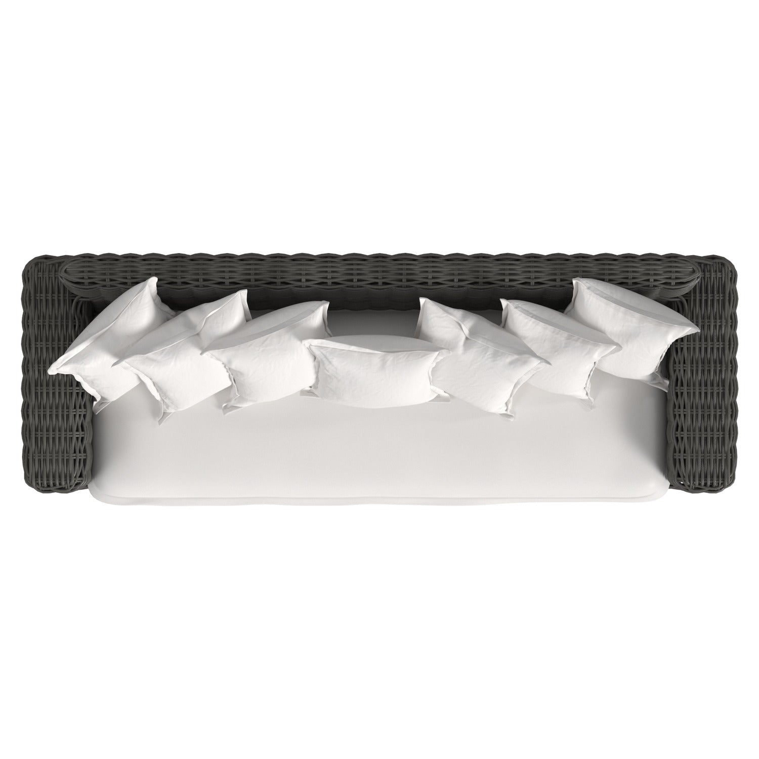 Sunset West Cabo Soothe Pearl w/Flange Welt Outdoor Sofa