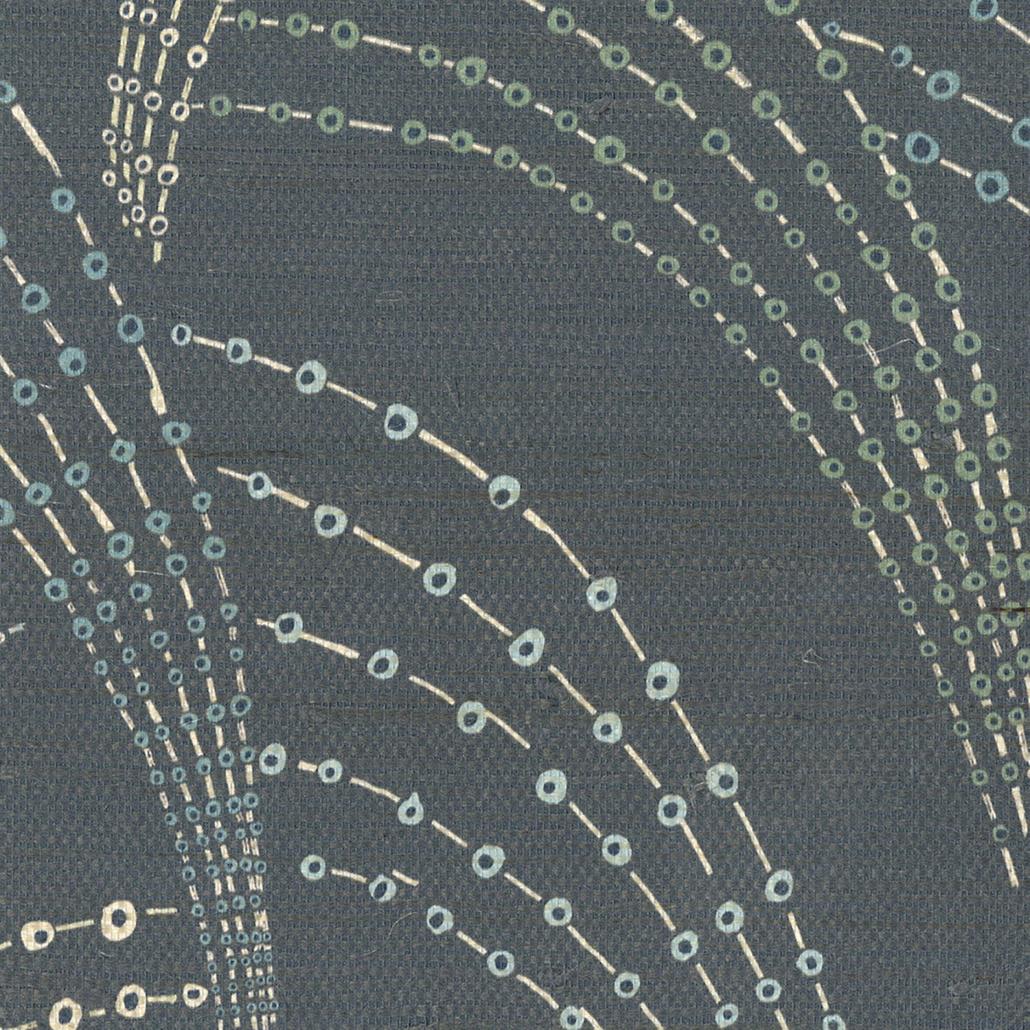 Mitchell Black Sea Grass Grasscloth Wallpaper