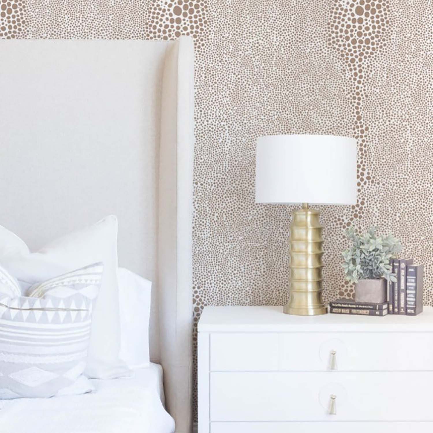 Mitchell Black Shagreen Wallpaper