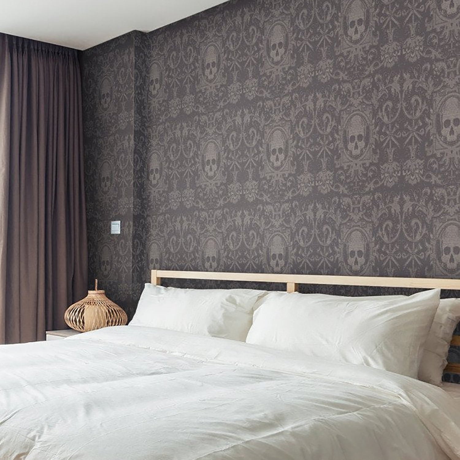 Mitchell Black Skull Box Wallpaper