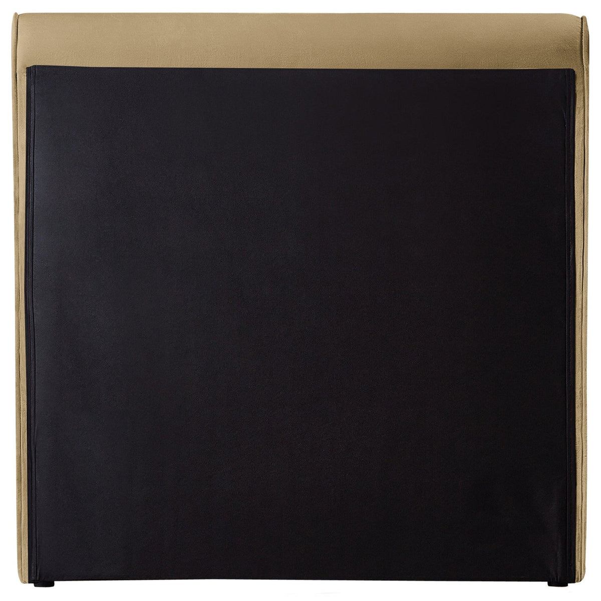 Sloan Camel Velvet Upholstered Bed