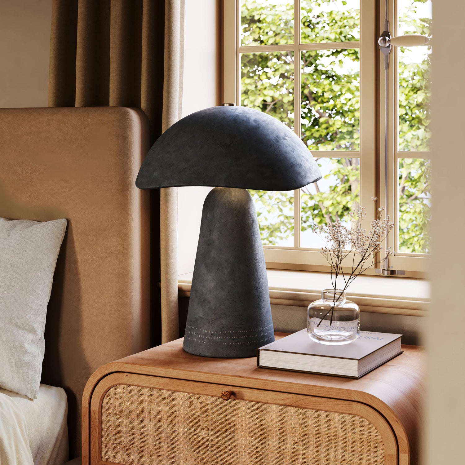 Troy Lighting Soloma Table Lamp | Paynes Gray