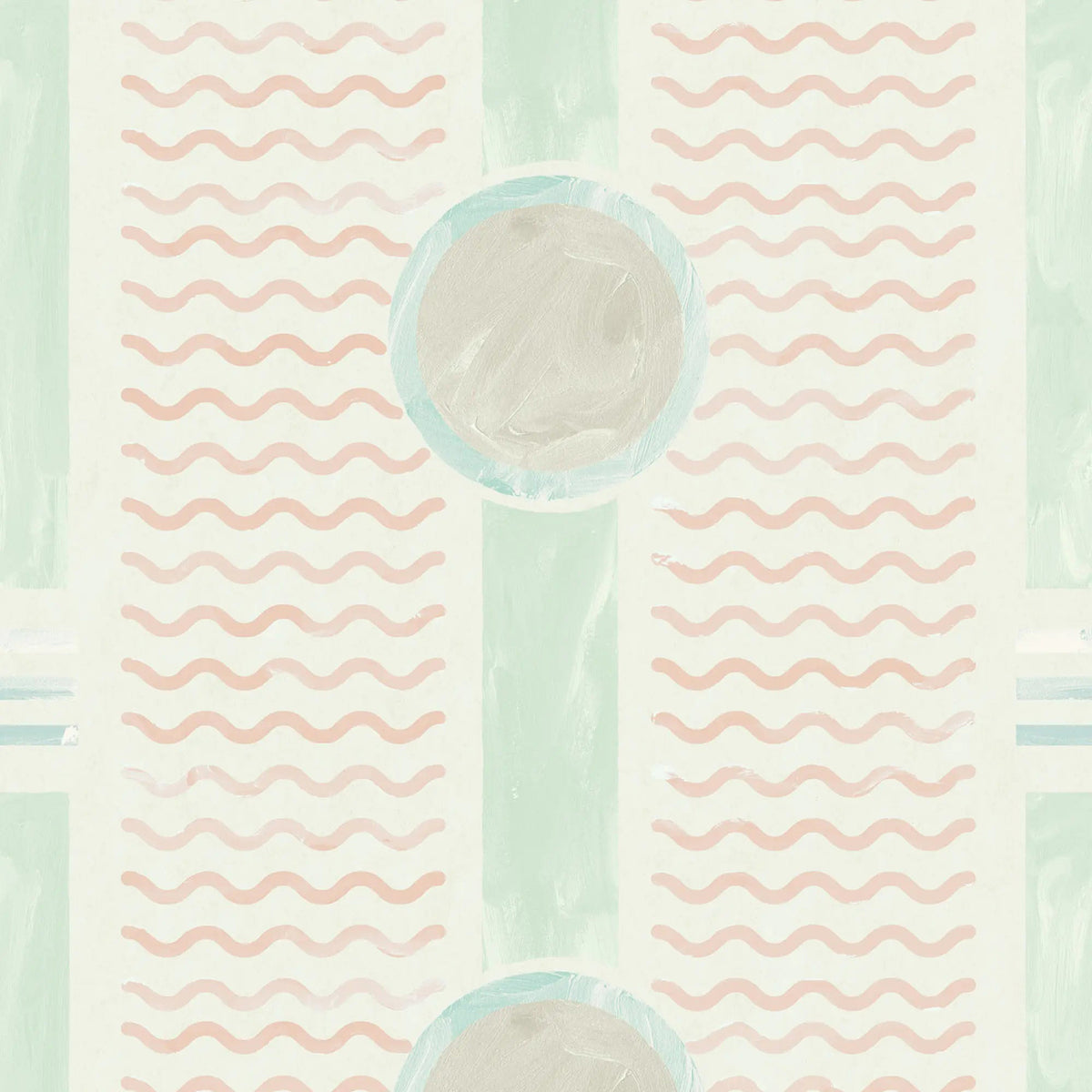 Mitchell Black South Beach Facade Wallpaper