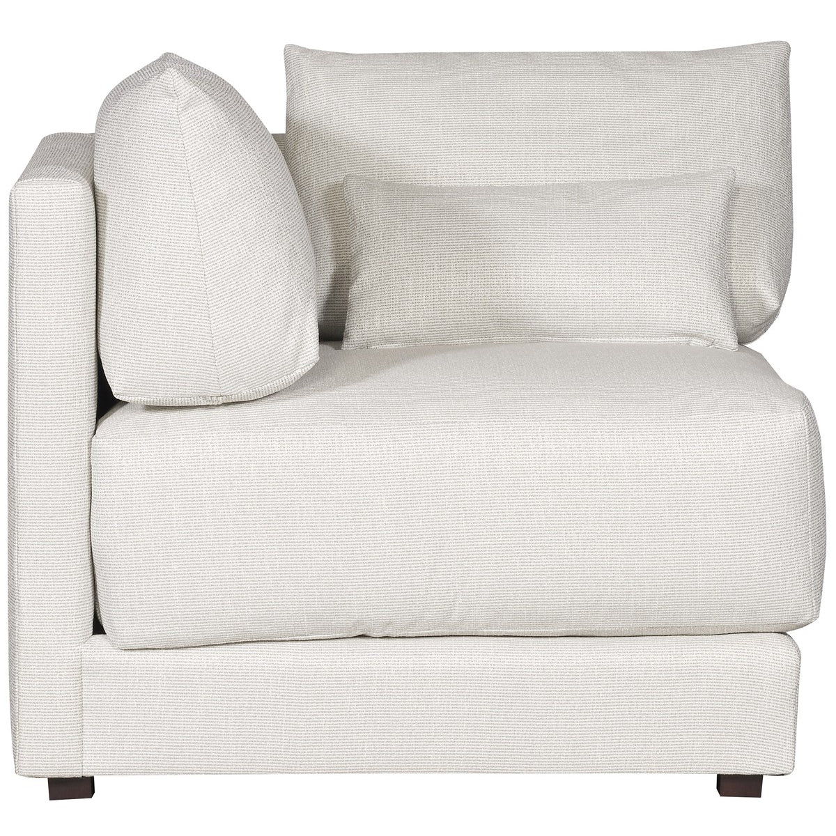 Vanguard Furniture Dove Callaloo Cotton Fabric Corner Chair