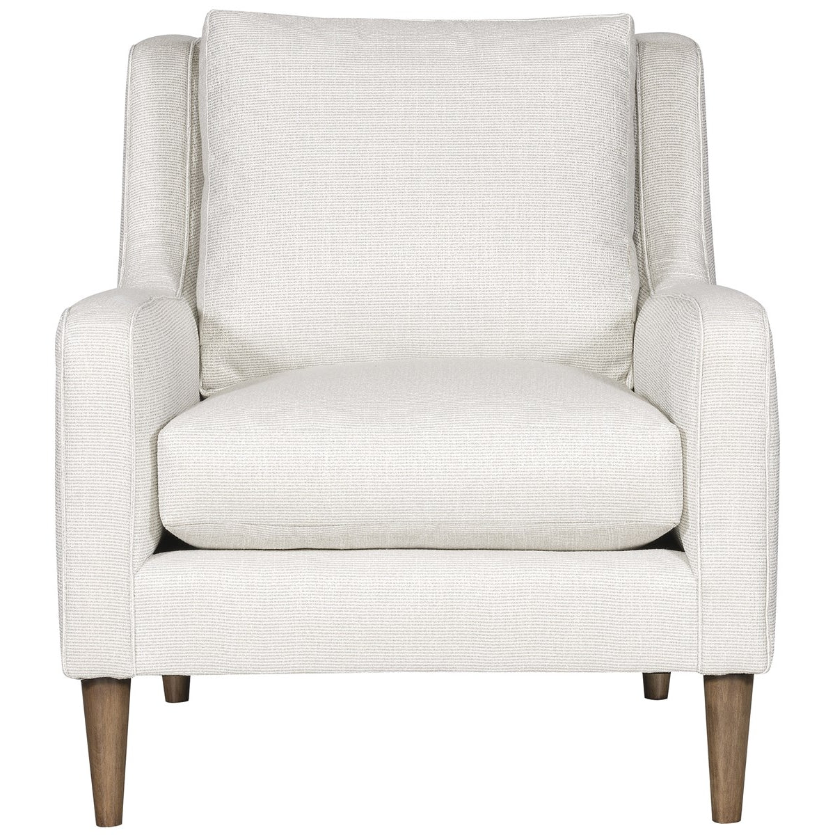 Vanguard Furniture Josie Callaloo Cotton Fabric with Flaxen Stone Tapered Leg Chair