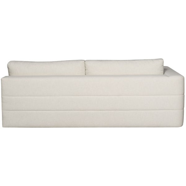 Vanguard Furniture Leone Identify Ivory Left Arm Bench Seat Sofa