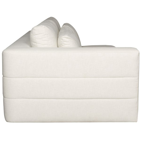 Vanguard Furniture Leone Identify Ivory Left Arm Bench Seat Sofa